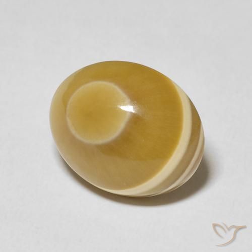 Ágata Multicolor natural de 8.59 ct, Ovalada, Opaco