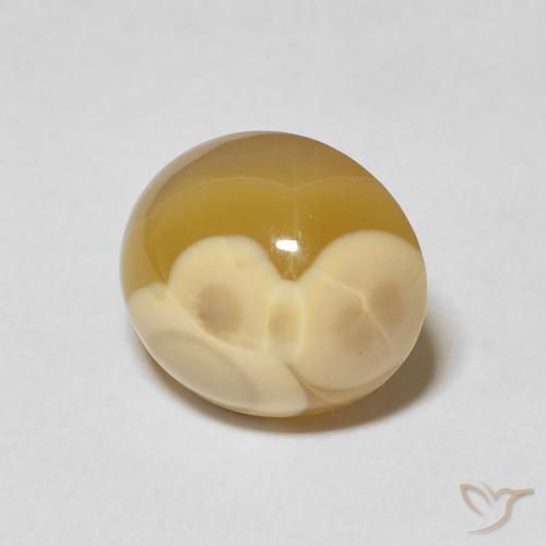 Ágata Multicolor natural de 7.16 ct, Ovalada, Opaco