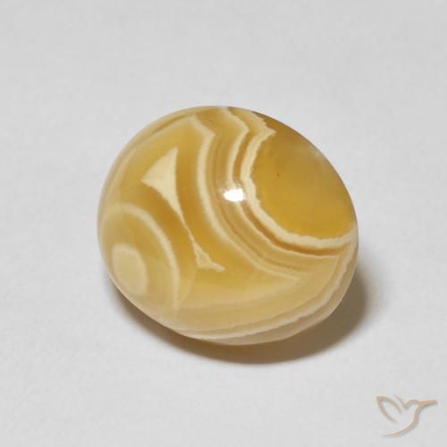 Ágata Multicolor natural de 13.72 ct, Ovalada, Opaco