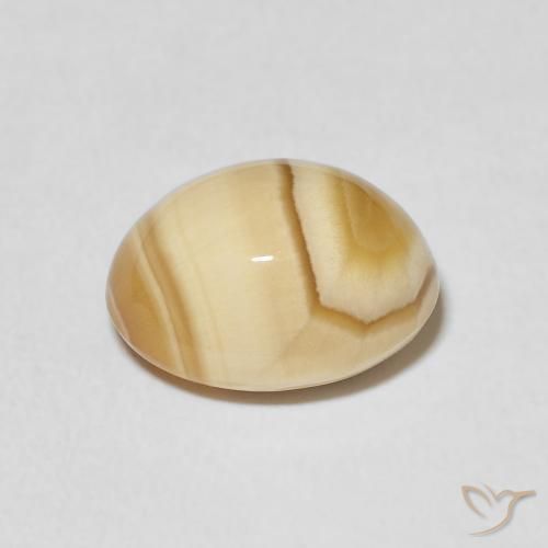 Ágata Multicolor natural de 5.88 ct, Ovalada, Opaco
