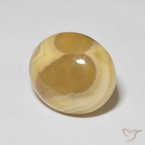 Ágata Multicolor natural de 16.42 ct, Ovalada, Opaco