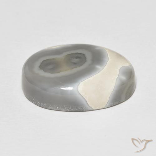 Ágata Multicolor natural de 14.42 ct, Ovalada, Opaco