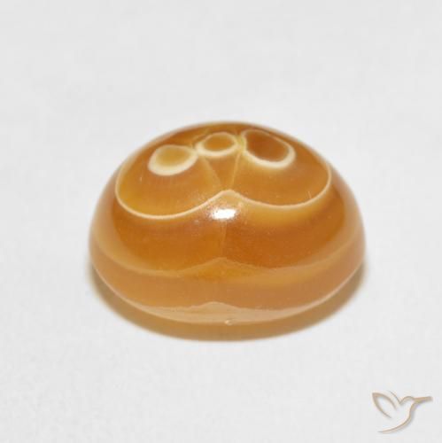 Ágata Multicolor natural de 7.67 ct, Ovalada, Opaco