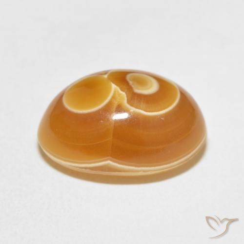 Ágata Multicolor natural de 11.58 ct, Ovalada, Opaco