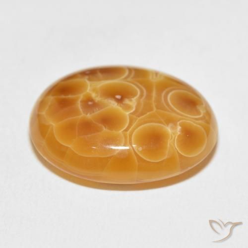 Ágata Multicolor natural de 18.54 ct, Ovalada, Opaco
