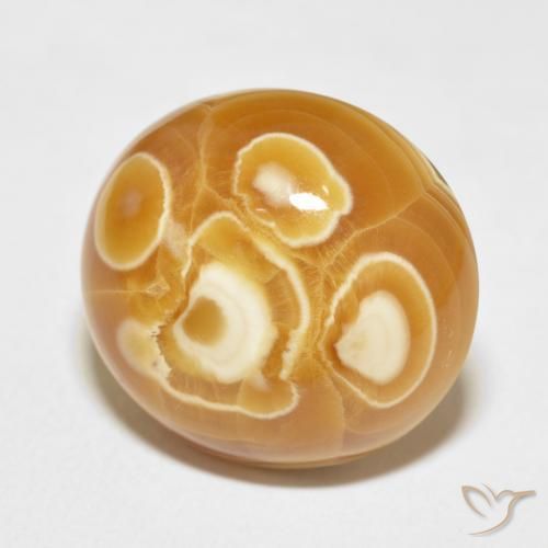 Ágata Multicolor natural de 23.93 ct, Ovalada, Opaco