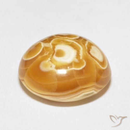Ágata Multicolor natural de 23.93 ct, Ovalada, Opaco