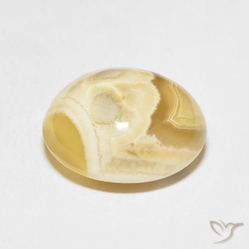Ágata Multicolor natural de 11.12 ct, Ovalada, Opaco