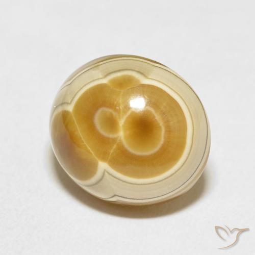 Ágata Multicolor natural de 10.21 ct, Ovalada, Opaco
