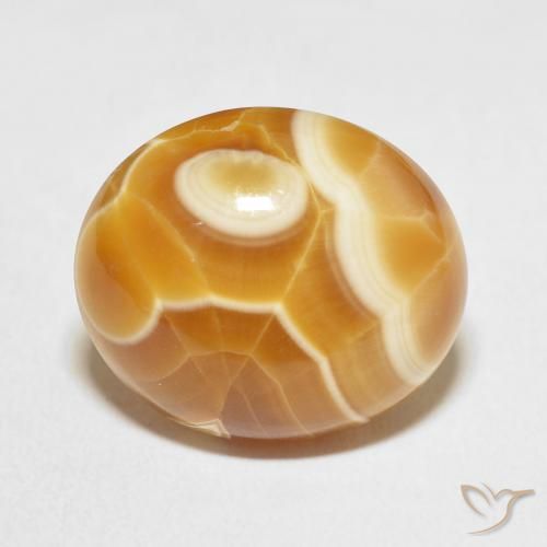 16.00ct Natural Multicolor Ágata, Ovalada, Opaco
