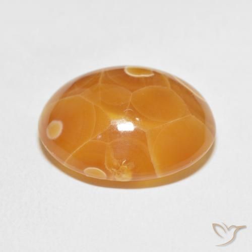 Ágata Multicolor natural de 17.46 ct, Ovalada, Opaco