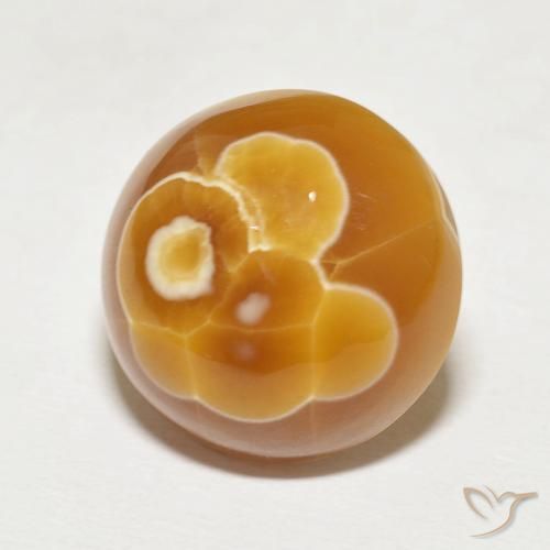 Ágata Multicolor natural de 16.88 ct, Redondo, Opaco