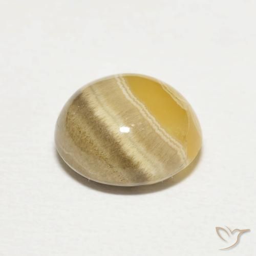 Ágata Multicolor natural de 3.32 ct, Ovalada, Opaco