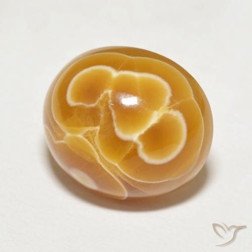 Ágata Multicolor natural de 14.32 ct, Ovalada, Opaco