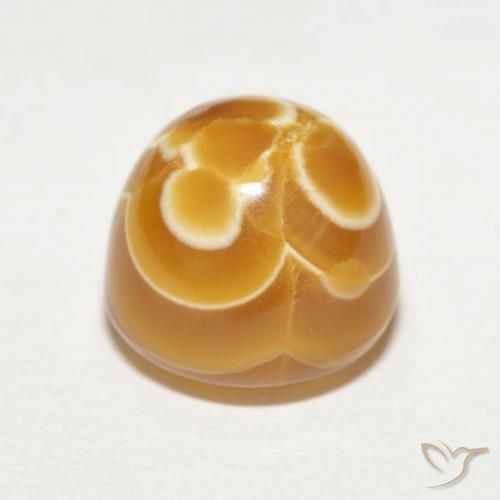 Ágata Multicolor natural de 12.87 ct, Redondo, Opaco