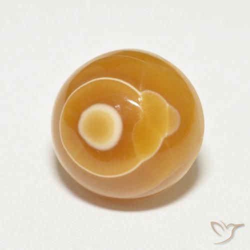 Ágata Multicolor natural de 10.42 ct, Redondo, Opaco