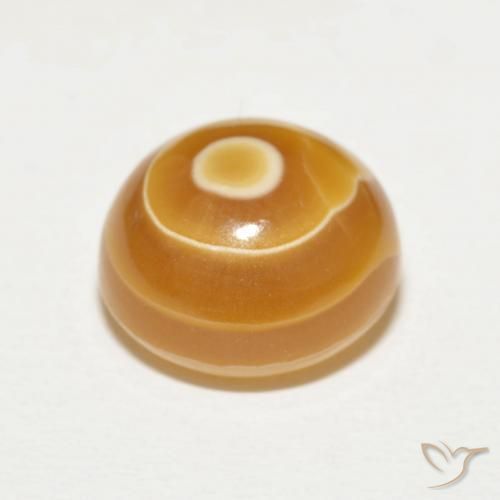 Ágata Multicolor natural de 10.42 ct, Redondo, Opaco