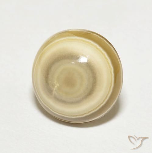 Ágata Multicolor natural de 7.22 ct, Redondo, Opaco