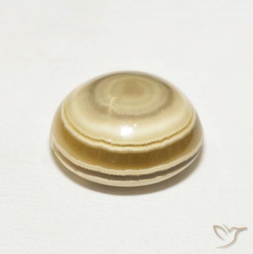 Ágata Multicolor natural de 7.22 ct, Redondo, Opaco