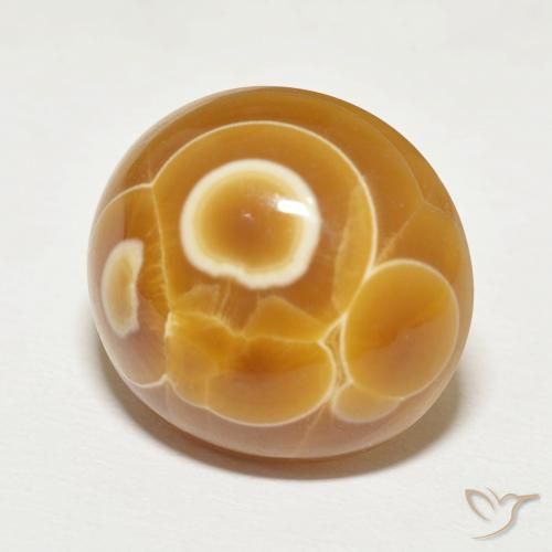 Ágata Multicolor natural de 24.27 ct, Redondo, Opaco