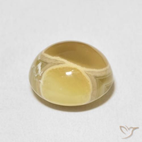 Ágata Multicolor natural de 6.97 ct, Ovalada, Opaco