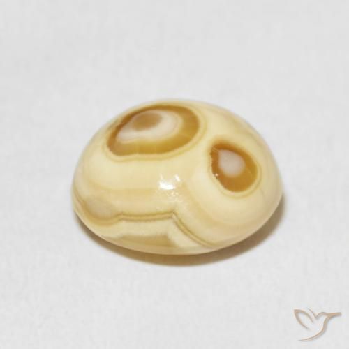 Ágata Multicolor natural de 6.00 ct, Ovalada, Opaco