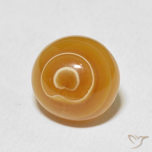 Ágata Multicolor natural de 7.24 ct, Redondo, Opaco