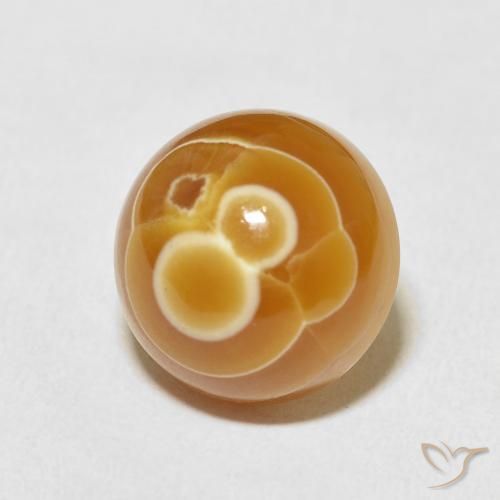 Ágata Multicolor natural de 12.96 ct, Redondo, Opaco