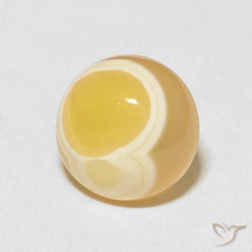 Ágata Multicolor natural de 8.38 ct, Redondo, Opaco