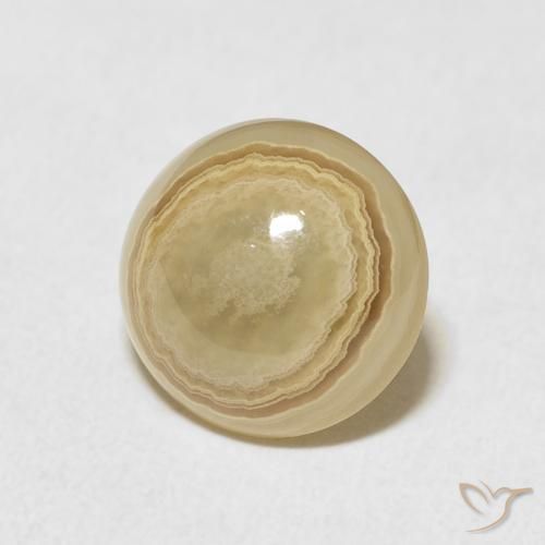 Ágata Multicolor natural de 4.81 ct, Redondo, Opaco