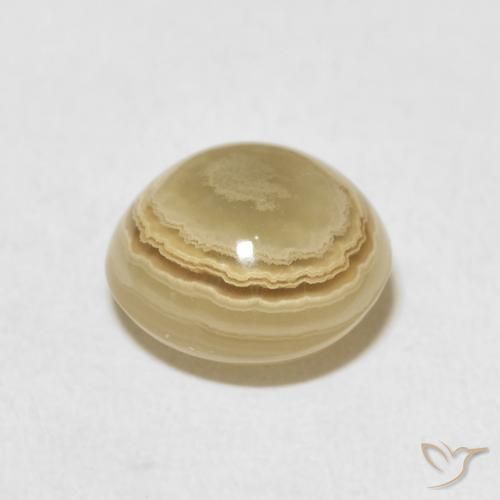Ágata Multicolor natural de 4.81 ct, Redondo, Opaco