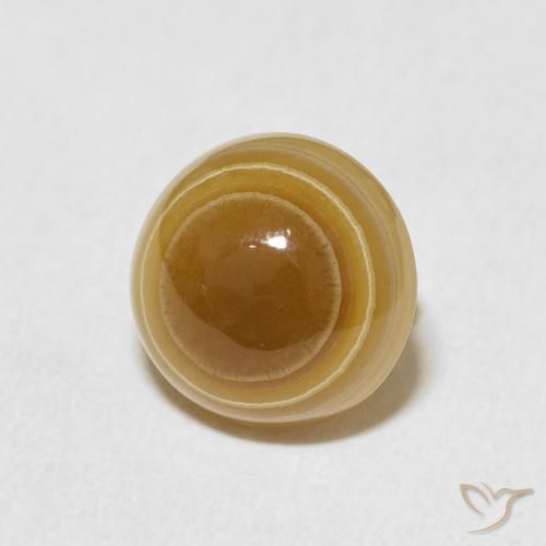 Ágata Multicolor natural de 3.80 ct, Redondo, Opaco