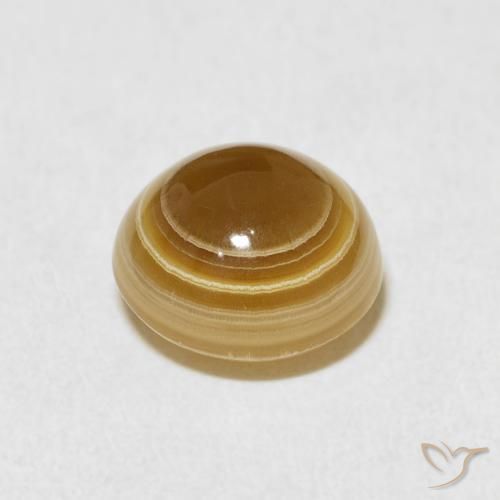 Ágata Multicolor natural de 3.80 ct, Redondo, Opaco