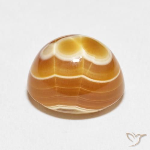 Ágata Multicolor natural de 13.40 ct, Ovalada, Opaco
