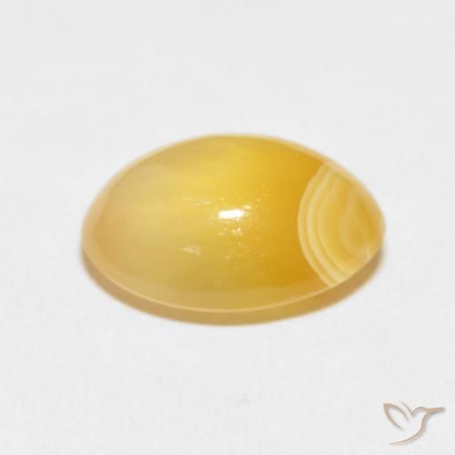 Ágata Multicolor natural de 6.64 ct, Ovalada, Translúcido