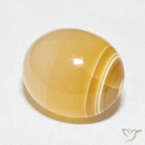 Ágata Multicolor natural de 35.37 ct, Ovalada, Opaco