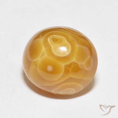 Ágata Multicolor natural de 18.75 ct, Ovalada, Opaco