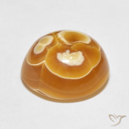 Ágata Multicolor natural de 19.53 ct, Ovalada, Opaco