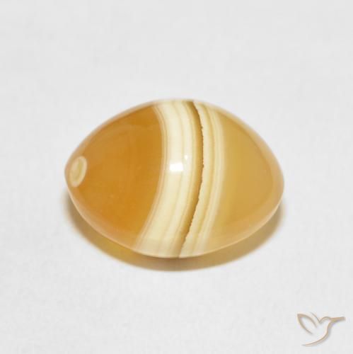 Ágata Multicolor natural de 7.95 ct, Ovalada, Opaco