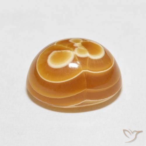 Ágata Multicolor natural de 17.47 ct, Ovalada, Opaco