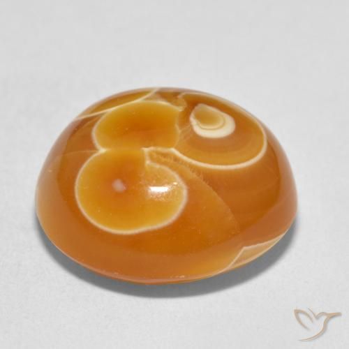Ágata Multicolor natural de 15.88 ct, Ovalada, Opaco