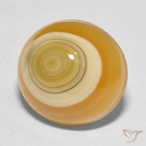 Ágata Multicolor natural de 14.98 ct, Ovalada, Opaco