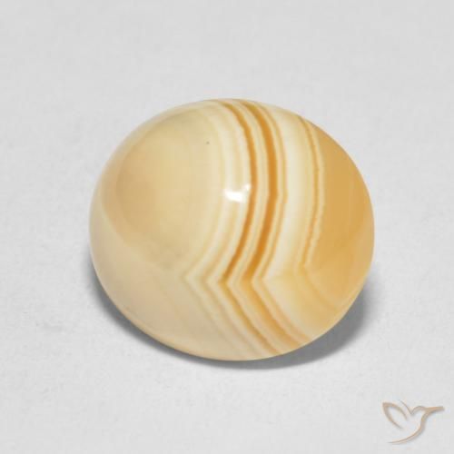 Ágata Multicolor natural de 7.81 ct, Ovalada, Opaco