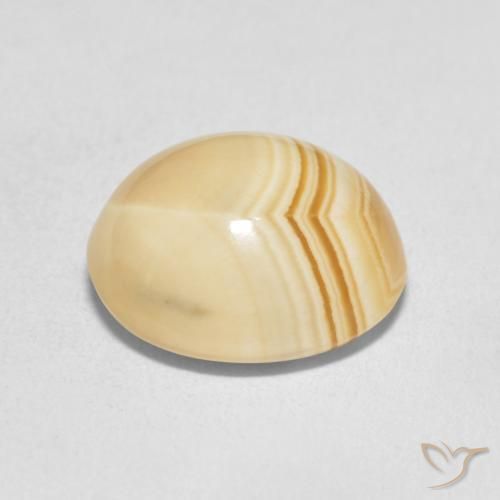 Ágata Multicolor natural de 7.81 ct, Ovalada, Opaco