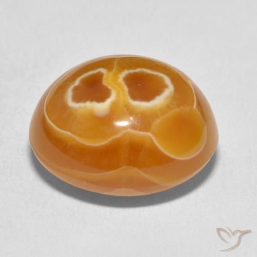 Ágata Multicolor natural de 13.00 ct, Ovalada, Opaco