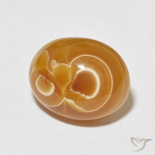 Ágata Multicolor natural de 14.54 ct, Ovalada, Opaco