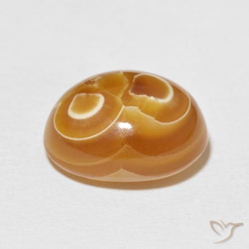 Ágata Multicolor natural de 14.54 ct, Ovalada, Opaco