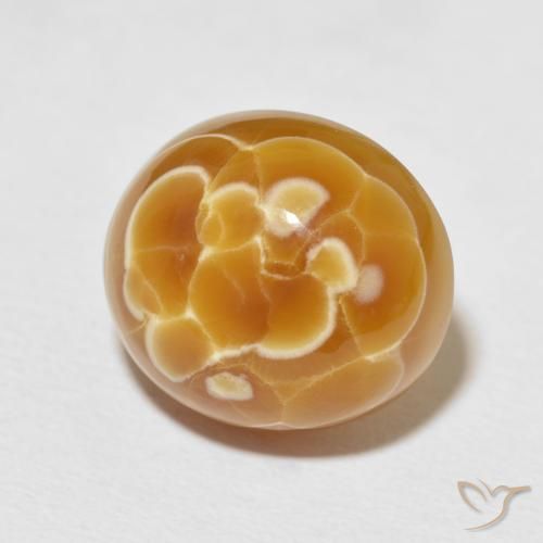 Ágata Multicolor natural de 20.40 ct, Ovalada, Opaco