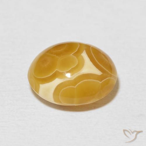 Ágata Multicolor natural de 6.64 ct, Ovalada, Opaco