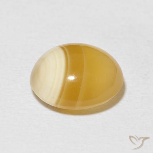 Ágata Multicolor natural de 6.83 ct, Ovalada, Opaco